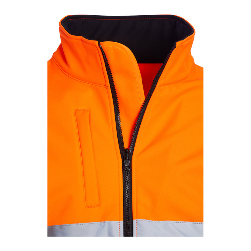 Blackrock Hi-Vis Soft Shell Jacket - Orange size 5XL