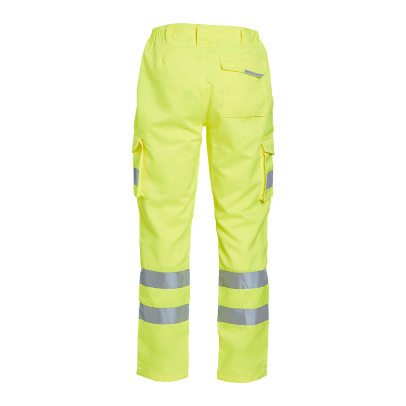 Blackrock Hi-Vis Polycotton Trousers - Yellow 36" Waist Long Leg
