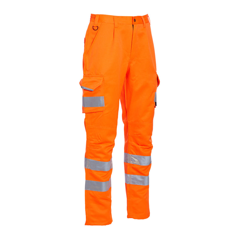 Blackrock Hi-Vis Polycotton Trousers - Orange 36" Waist Long Leg