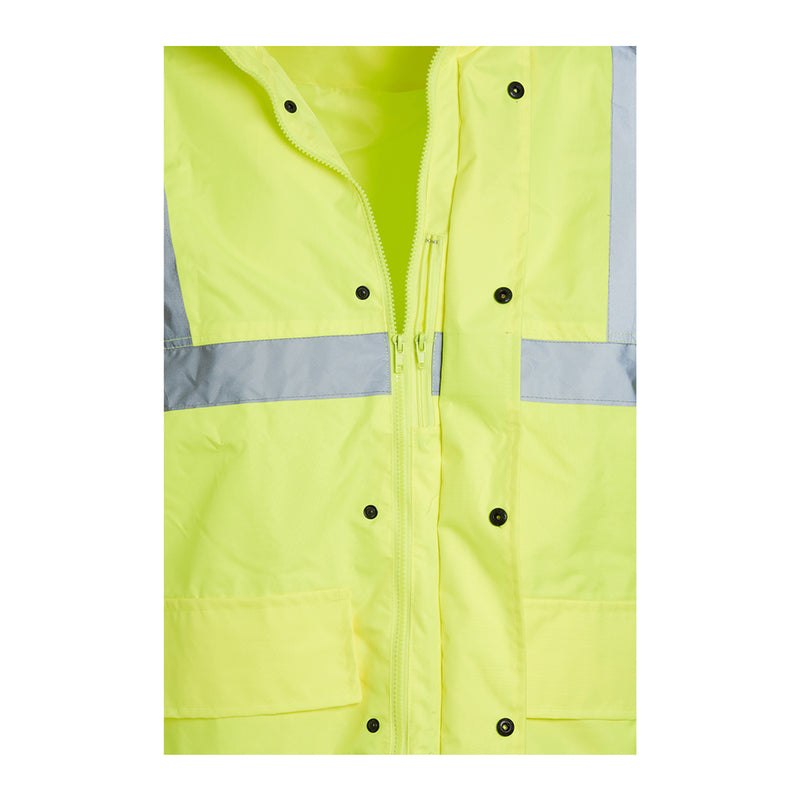 Blackrock Hi-Vis Lined Rain Jacket - Yellow size S
