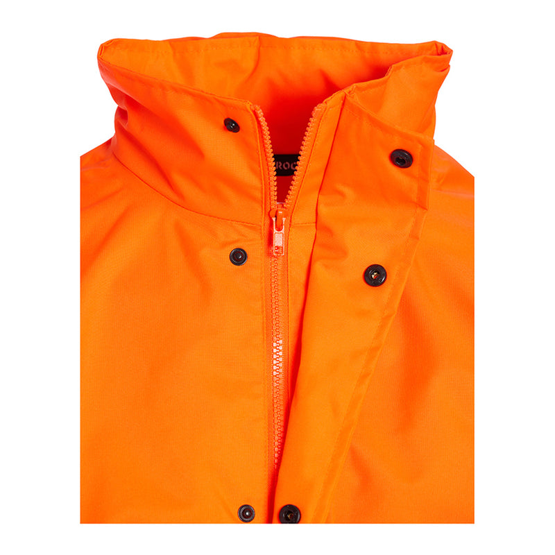 Blackrock Hi-Vis Lined Rain Jacket - Orange size S