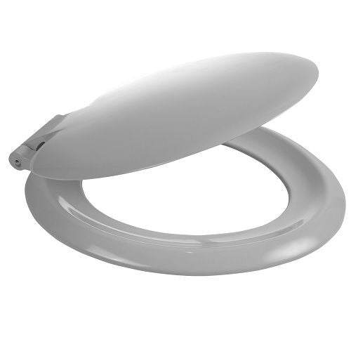 Celmac Sonata WC seat - white/plastic hinges (individually boxed)