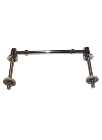 KwikPak toilet seat fittings with rod - chrome