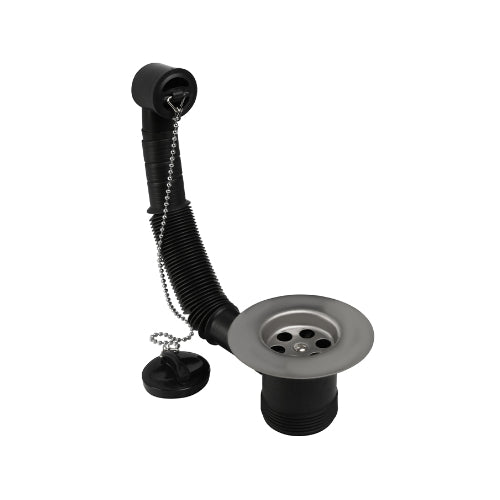 PrimaPack Plastic Combined 1.1/2" Sink Waste & Overflow