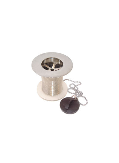PrimaPack Brass Belfast Sink Waste 1.1/2" + Plug; Chain & Stay
