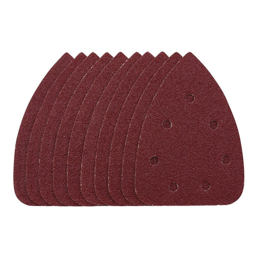 Draper 08611 Detail Sanding Sheets with Hook and Loop, 140mm, 40 Grit, SSD6 (Pack of 10)