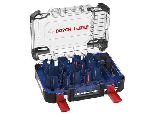 Bosch Powertool Accessories EXPERT Multi Material PC Plus Hole Saw Set, 15 Piece Bosch Powertool Accessories - RockBottom Northampton