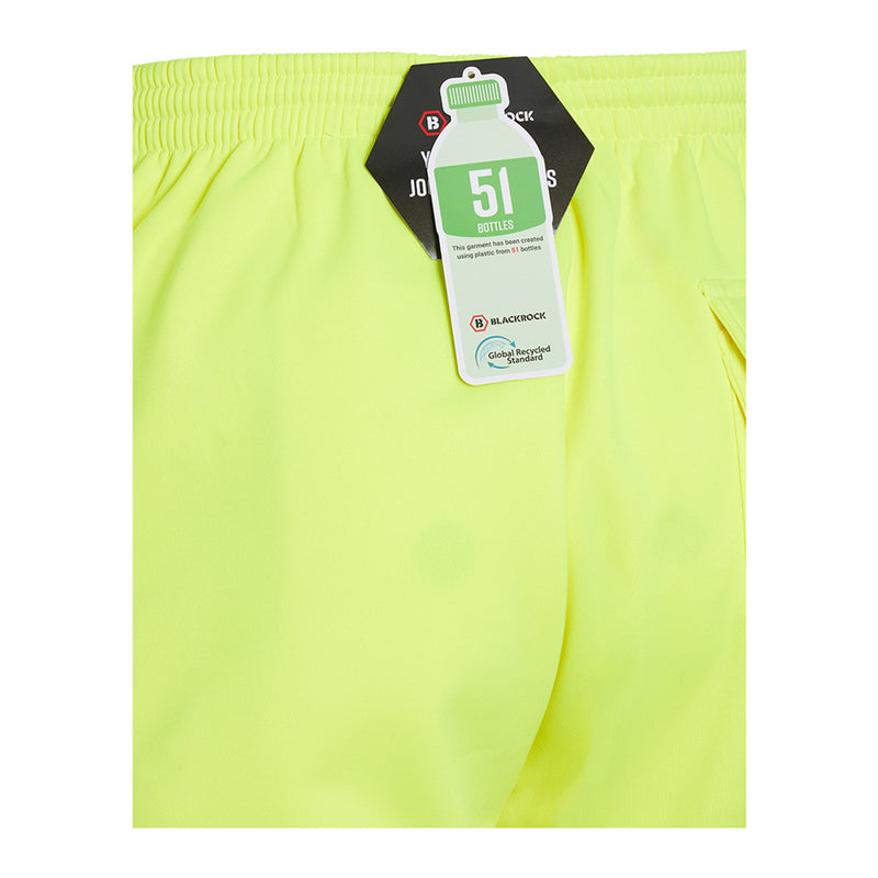 Blackrock Hi-Vis Sustainable Yellow Jogging Bottoms - size M