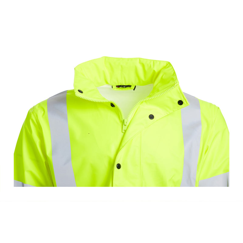 Blackrock PU Hi-Vis Rain Jacket - Yellow size S