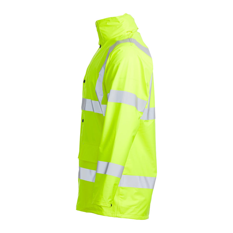 Blackrock PU Hi-Vis Rain Jacket - Yellow size XL
