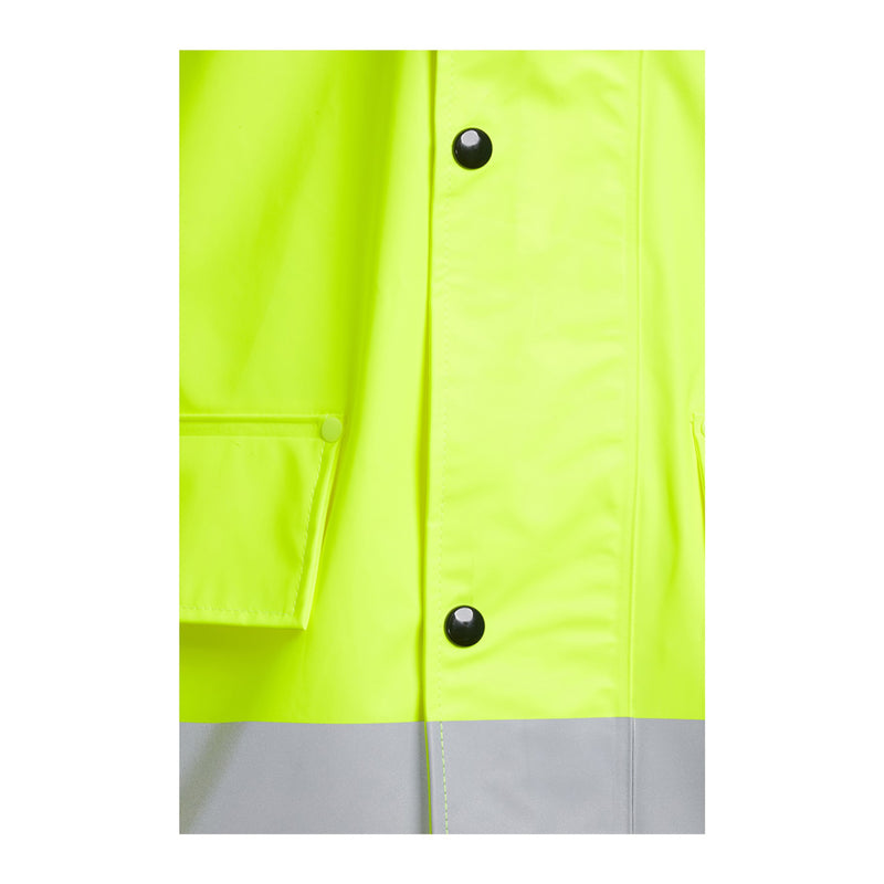 Blackrock PU Hi-Vis Rain Jacket - Yellow size XL