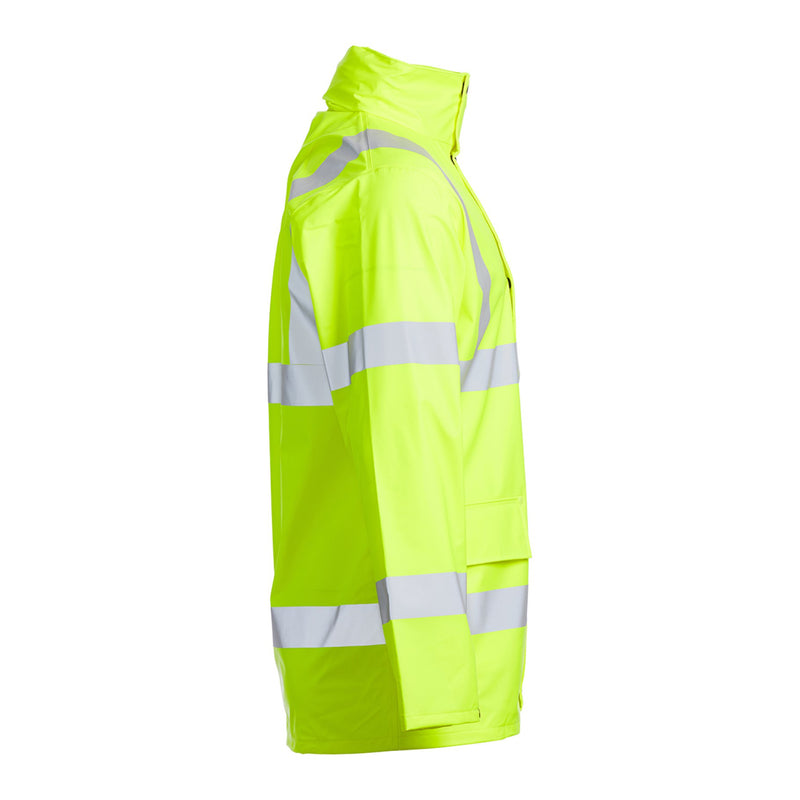 Blackrock PU Hi-Vis Rain Jacket - Yellow size 2XL