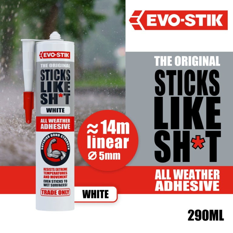 Evo-Stik Sticks Like Sh*t 290ml White