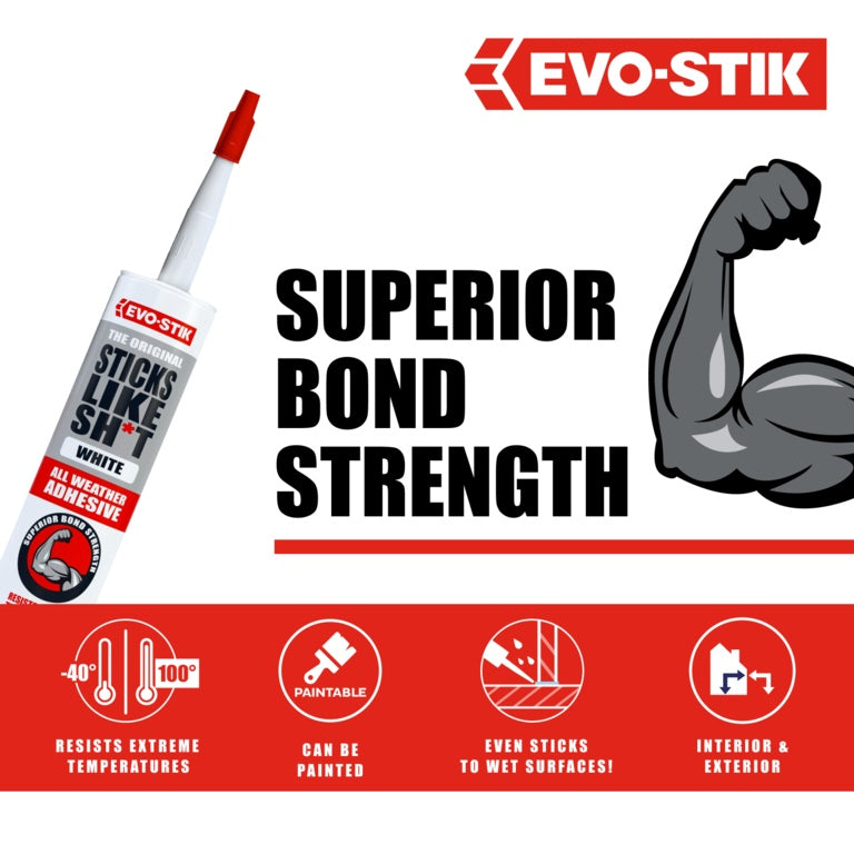 Evo-Stik Sticks Like Sh*t 290ml White