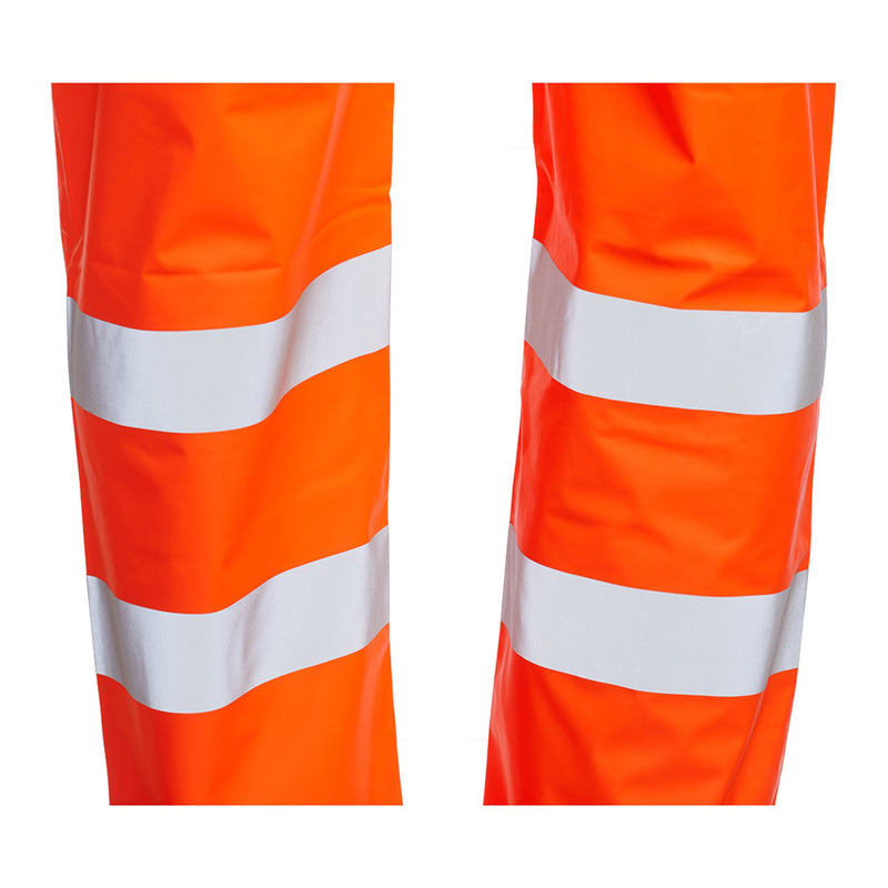 Blackrock PU Hi-Vis Rain Trousers - Orange size S