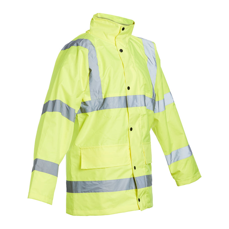 Blackrock Hi-Vis Rain Jacket without Lining - Yellow size M