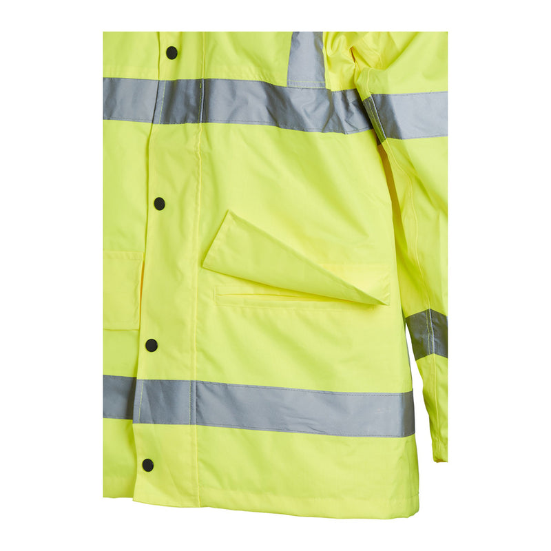 Blackrock Hi-Vis Rain Jacket without Lining - Yellow size 6XL