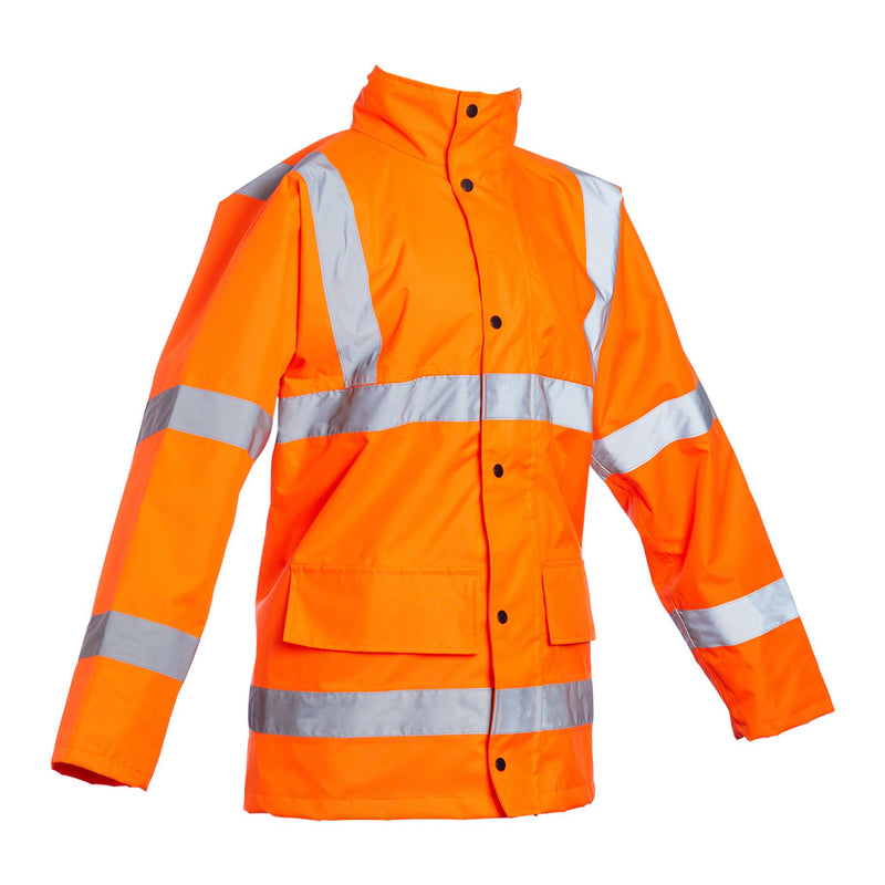 Blackrock Hi-Vis Rain Jacket without Lining - Orange size M