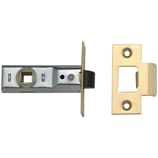 Yale Locks M888 Tubular Mortice Latch 64mm 2.5in Polished Brass Visi Pack of 1 Yale Locks - RockBottom Northampton