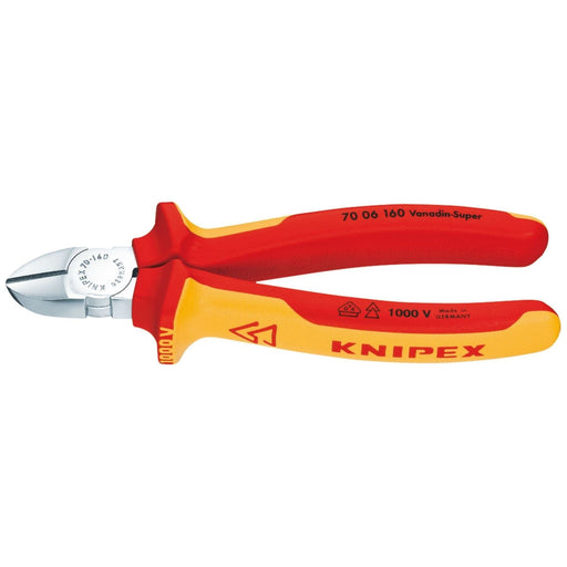 Draper 81262 KNIPEX 70 06 160 VDE Diagonal Cutter,160mm