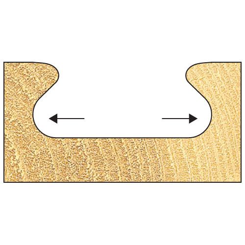 84/94X1/4TC - Drawer pull cutter