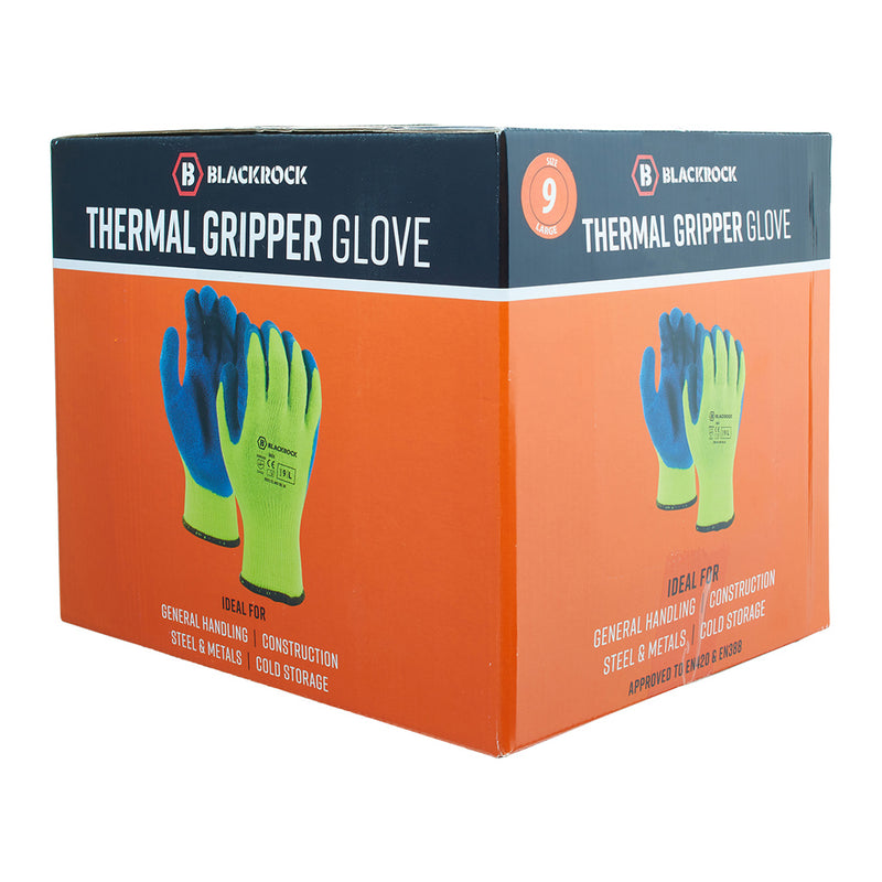 Blackrock Thermal Gripper Gloves Box 24 Pairs - size 10/XL