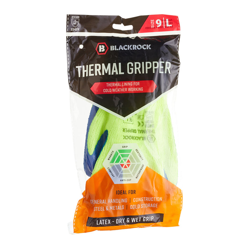 Blackrock Thermal Gripper Gloves Pair - size 9/L