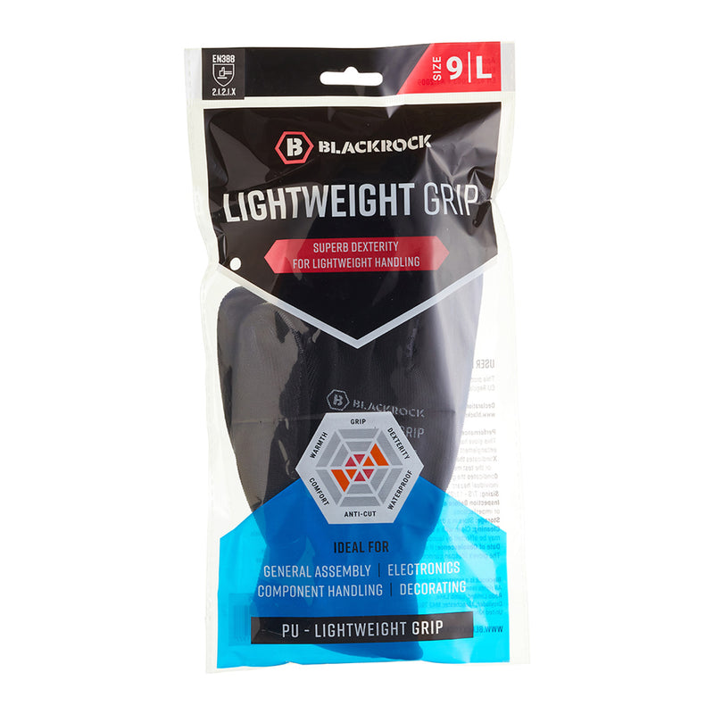 Blackrock Lightweight PU Gripper Gloves Pair - size 10/XL
