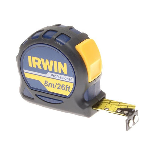Irwin® Professional Pocket Tape 8m/26ft (Width 25mm) Carded IRWIN® - RockBottom Northampton