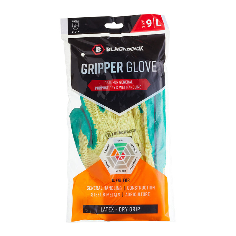 Blackrock Gripper Gloves Pair - size 9/L