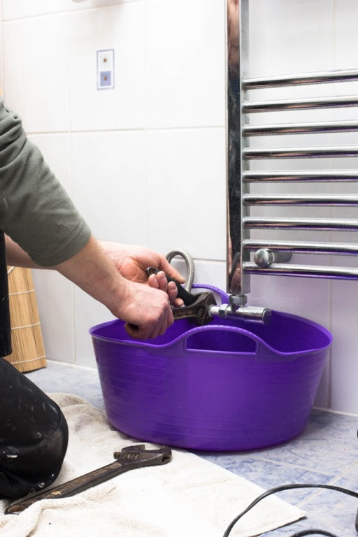 Red Gorilla Flexible Small Shallow Tub 15L Purple