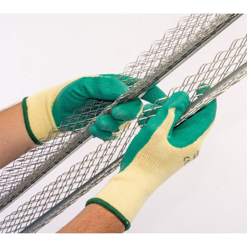 Draper Heavy Duty Latex Coated Work Gloves, Large, Green 82603 Draper - Town Tools 