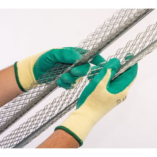 Draper Heavy Duty Latex Coated Work Gloves, Large, Green 82603 Draper - Town Tools 