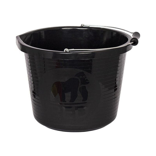 Red Gorilla Premium Bucket 14 litre (3 gallon) - Black Red Gorilla - RockBottom Nothampton