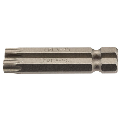 Draper 66624 Draper TX-STAR® Insert Bit, 1/4" Hex, 50mm Long, T40 (Pack of 2)