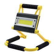 Draper 99707 COB LED Rechargeable Folding Work Light and Power Bank, 20W, 750 - 1,500 Lumens
