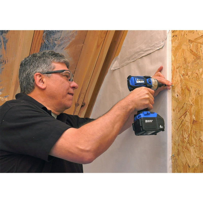 Draper 86958 D20 20V Brushless Impact Driver, 1/4" Hex, 180Nm, 2 x 2.0Ah Batteries, 1 x Charger