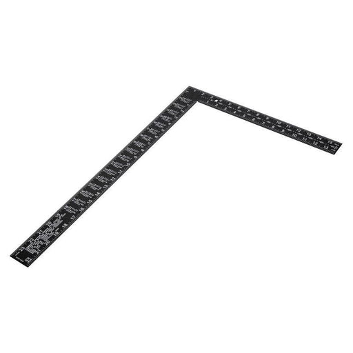 Faithfull Black Steel Roofing Square 400 x 600mm (16 x 24in) Faithfull - RockBottom Northampton