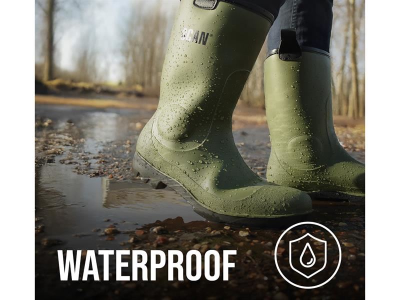 Scan Fleece Lined Wellingtons UK 12 EUR 47 Scan - RockBottom Nothampton
