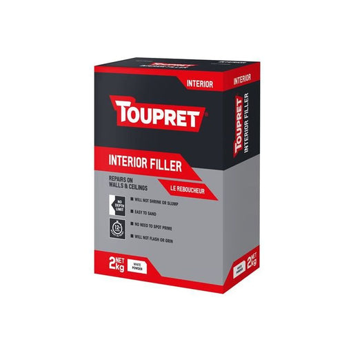 Toupret Interior Filler 2kg Toupret - RockBottom Northampton