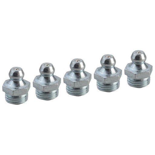 Faithfull Grease Nipple Straight M10 x 1.0 (Pack 5) Faithfull - RockBottom Northampton