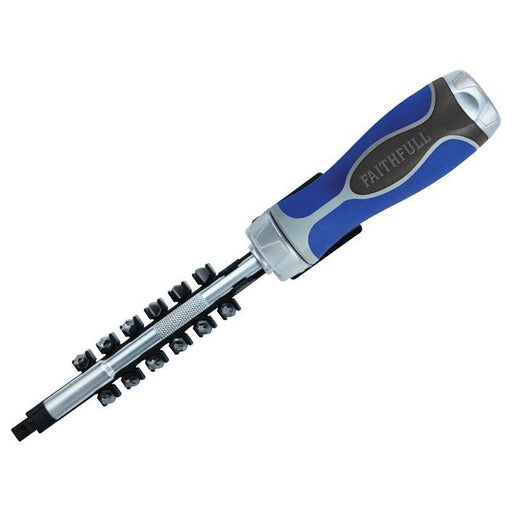 Faithfull Ratchet Screwdriver Set, 13 Piece Faithfull - RockBottom Northampton