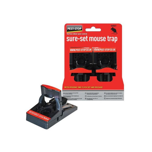 Pest-Stop (Pelsis Group) Sure-Set Mouse Trap (Twin Pack) Pest-Stop (Pelsis Group) - RockBottom Nothampton