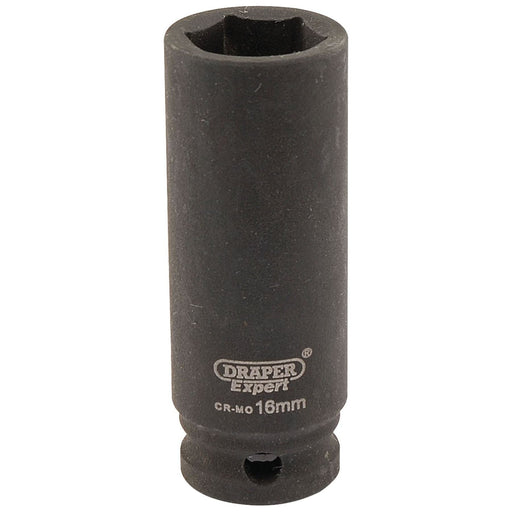 Draper 06889 Draper HI-TORQ® 6 Point Deep Impact Socket, 3/8" Sq. Dr., 16mm