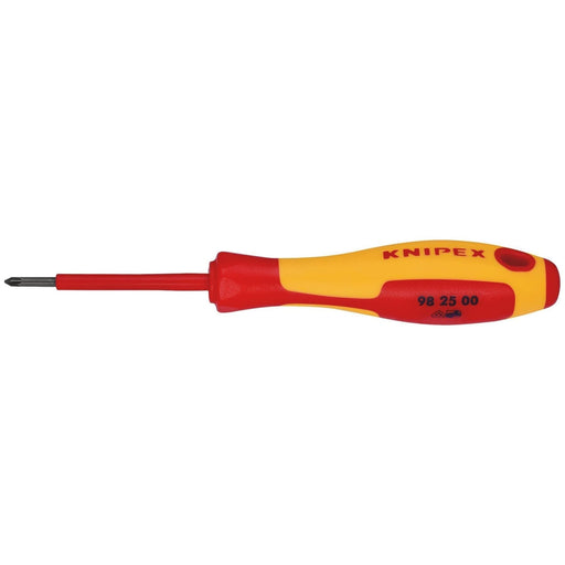 Draper 76807 KNIPEX 98 25 00 VDE Insulated Pozidriv® Screwdriver, PZ0 x 60mm