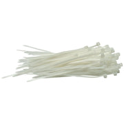 Draper 70390 Cable Ties, 2.5 x 100mm, White (Pack of 100)