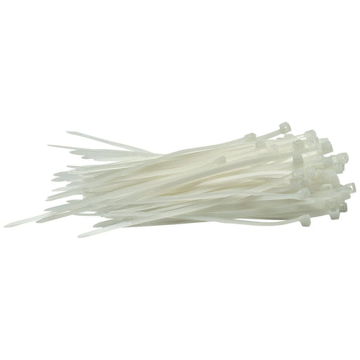 Draper 70390 Cable Ties, 2.5 x 100mm, White (Pack of 100)