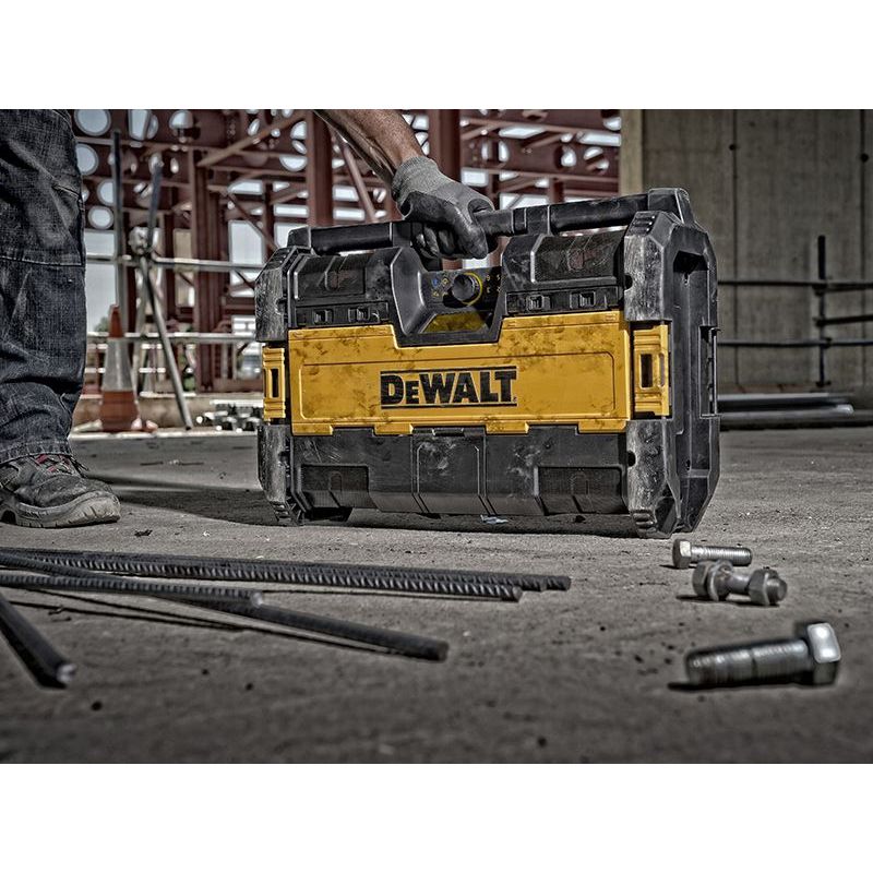 Dewalt Power Tools TOUGHSYSTEM™ DAB Radio 14/18V Li-ion Bare Unit DeWALT Power Tools - RockBottom Northampton