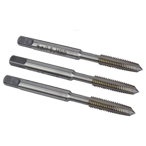 Faithfull HSS Straight Flute Tap Set M5 x 0.8, 3 Piece Faithfull - RockBottom Northampton