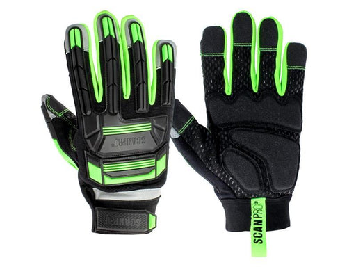 Scan Anti Impact Synthetic Leather & Polymer Gloves - L (Size 9) Scan - RockBottom Nothampton